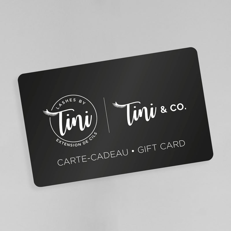 Electronic gift card | Lashes by Tini - Tini & Co.